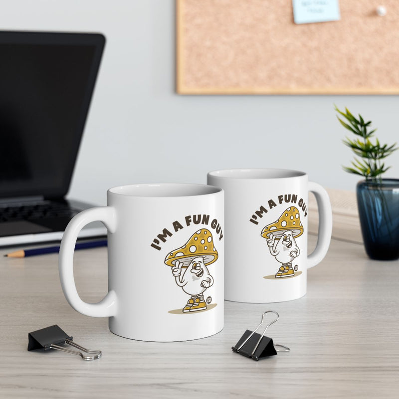 Load image into Gallery viewer, I'm a Fun Guy Cute Mushroom Design Mug
