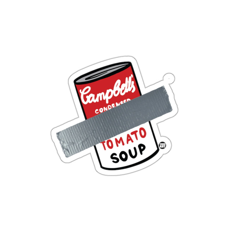 Load image into Gallery viewer, Campbell's Tomato Soup Can with Duct Tape Sticker

