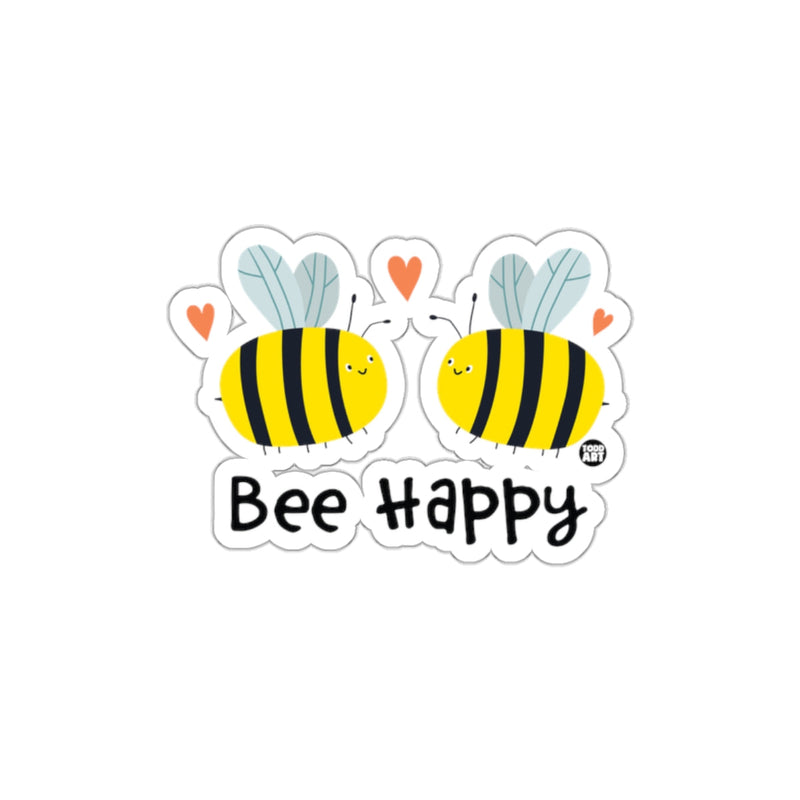 Load image into Gallery viewer, Adorable Cute Bee Happy with Hearts Sticker
