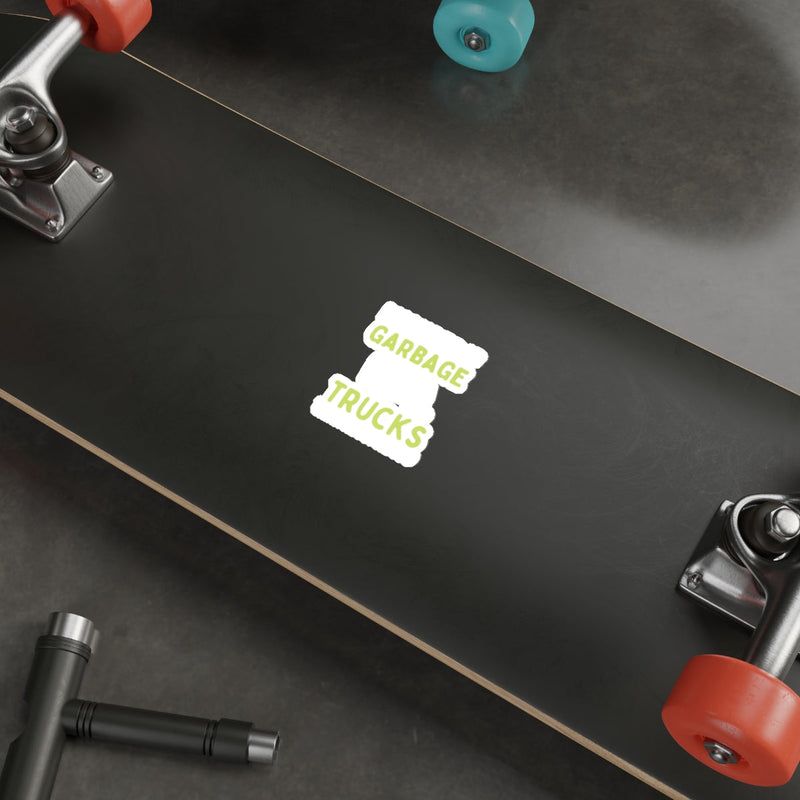 Load image into Gallery viewer, Garbage Trucks Sticker for Skateboard
