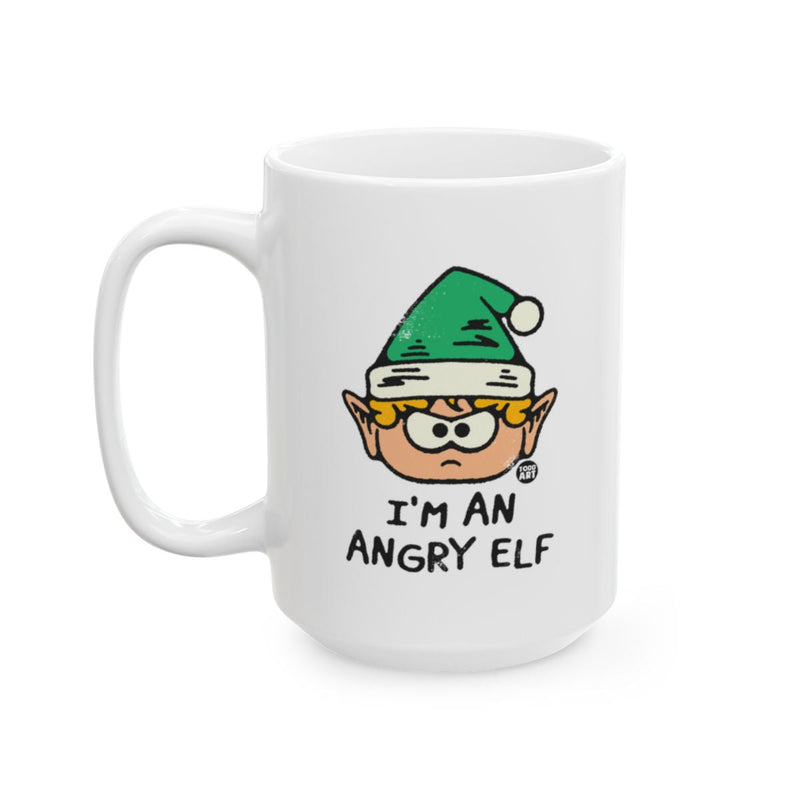 Load image into Gallery viewer, I'm An Angry Elf Funny Christmas Mug Gift
