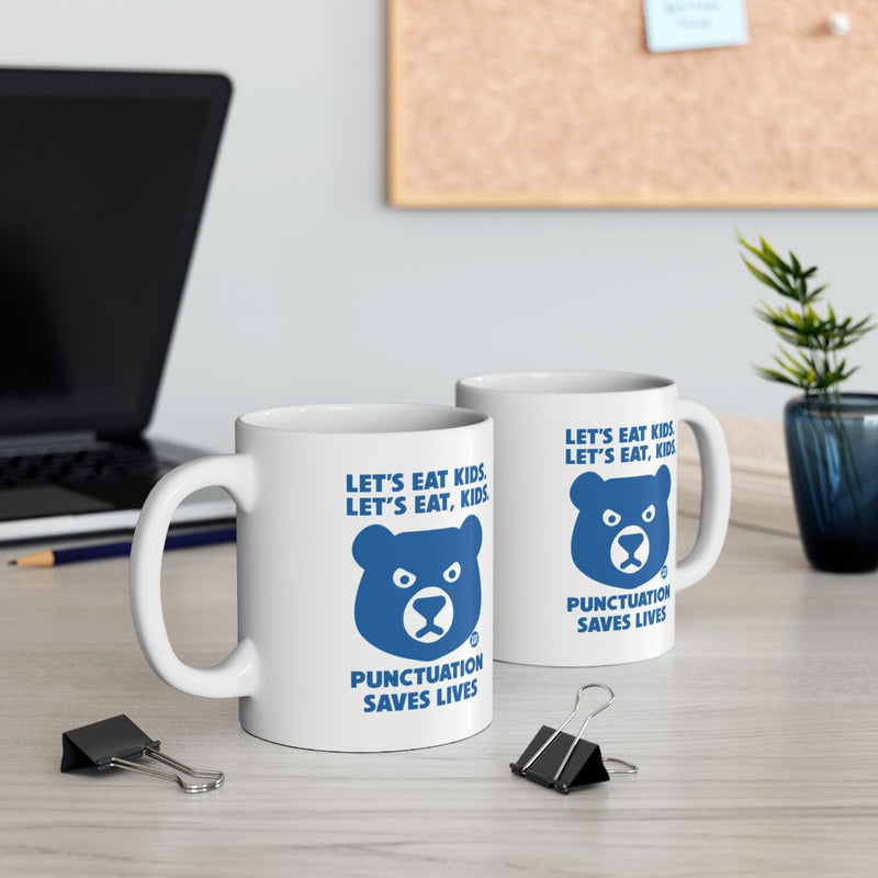 Load image into Gallery viewer, Funny Grammar Humor Coffee Mug with Bear Design
