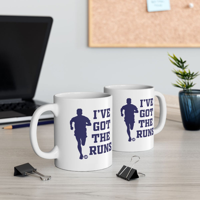 Load image into Gallery viewer, I've Got The Runs Funny Coffee Mug for Runners
