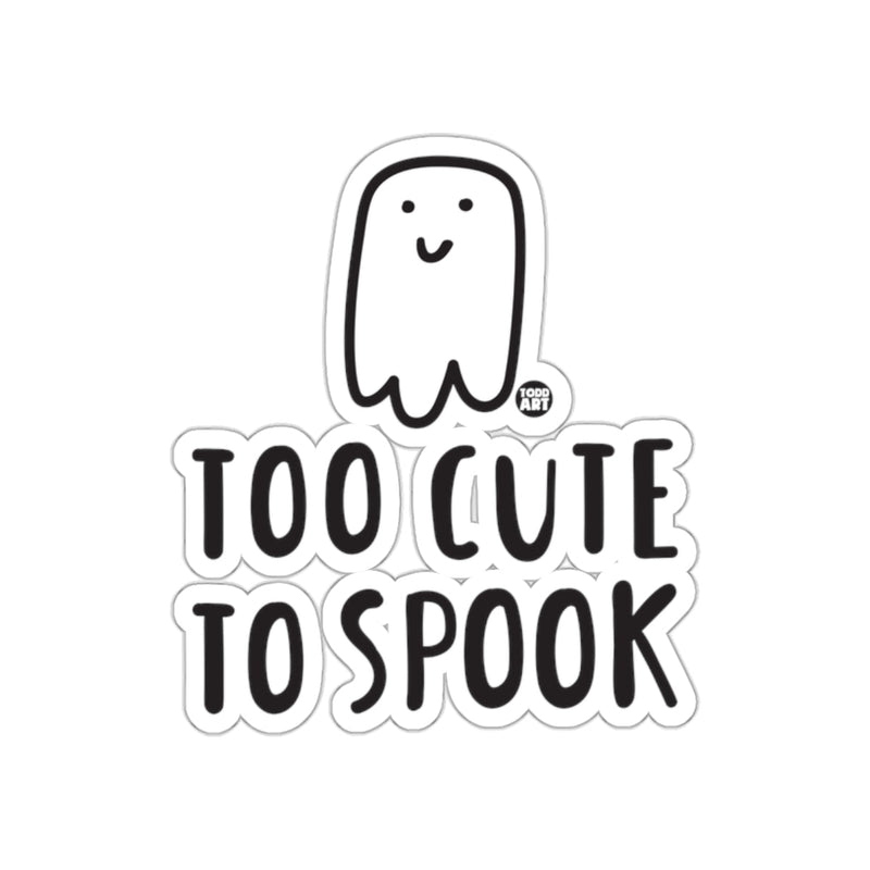 Load image into Gallery viewer, Too Cute To Spook Adorable Ghost Sticker
