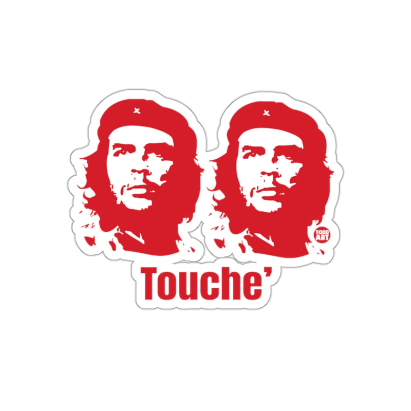 Load image into Gallery viewer, Two Revolutionary Leaders Touching Red Image sticker
