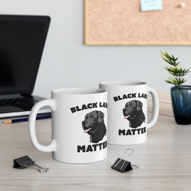 Load image into Gallery viewer, Black Labs Matter Graphic Print Coffee Mug Product
