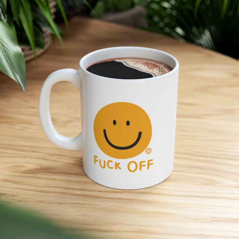Load image into Gallery viewer, Humorous Smiley Face Coffee Mug for Relaxed Mornings
