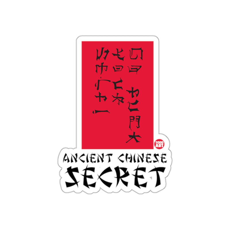 Load image into Gallery viewer, Ancient Chinese Secret Sticker with Bold Red Design
