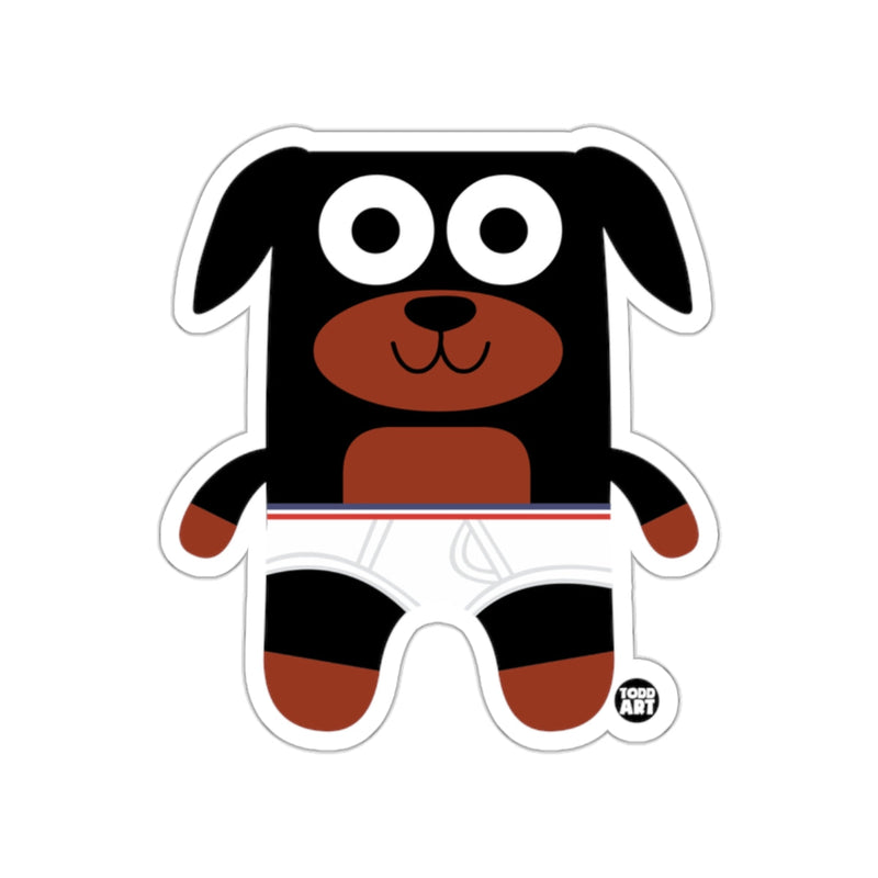 Load image into Gallery viewer, Cute Cartoon Dog with Boxer Undies Sticker
