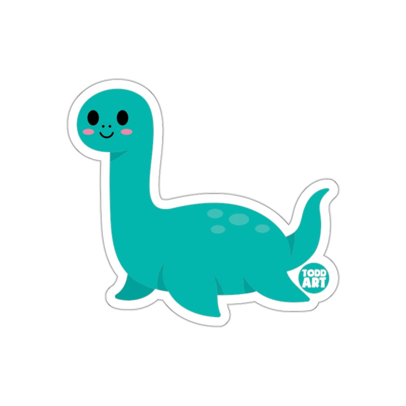 Load image into Gallery viewer, Cute Todd Art Smiling Dinosaur Sticker for Your Collection
