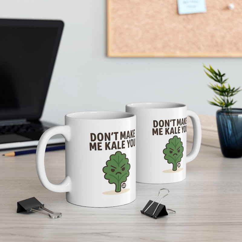 Load image into Gallery viewer, Don't Make Me Kale You Funny Coffee Mug for Home Office Use
