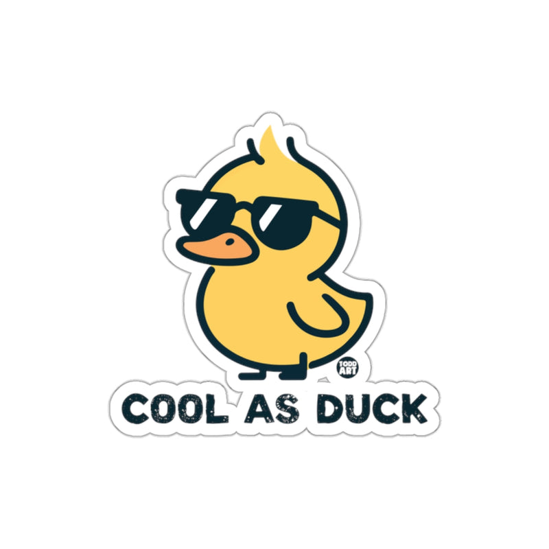 Load image into Gallery viewer, Cool As Duck Sunglasses Trendy Sticker product
