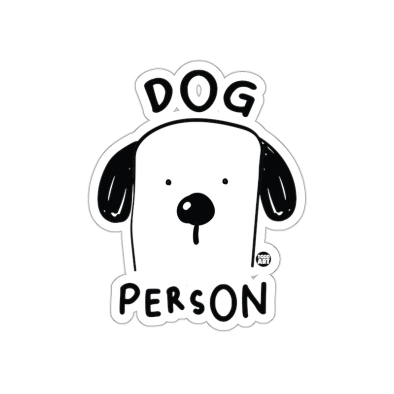 Load image into Gallery viewer, Dog Person Cartoon Illustration Sticker product
