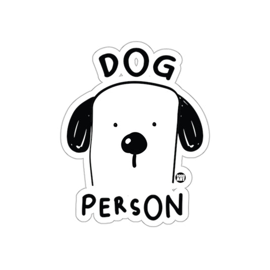 Dog Person Cartoon Illustration Sticker product