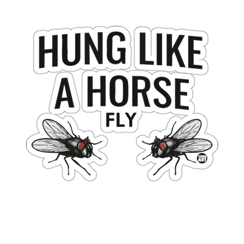 Load image into Gallery viewer, HUNG LIKE A HORSE FLY clever insect design witty humor joke product
