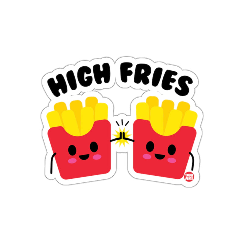 Load image into Gallery viewer, High Fries Adorable Cartoon French Fries Sticker
