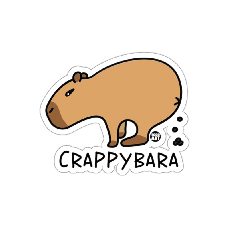 Load image into Gallery viewer, Crappybara Funny Animal Sticker for Laptops and Notebooks

