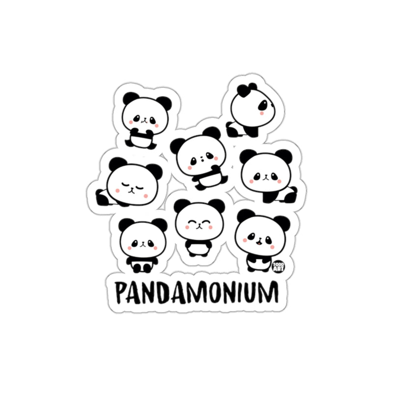 Load image into Gallery viewer, Adorable Pandamonium Sticker with Cute Panda Designs
