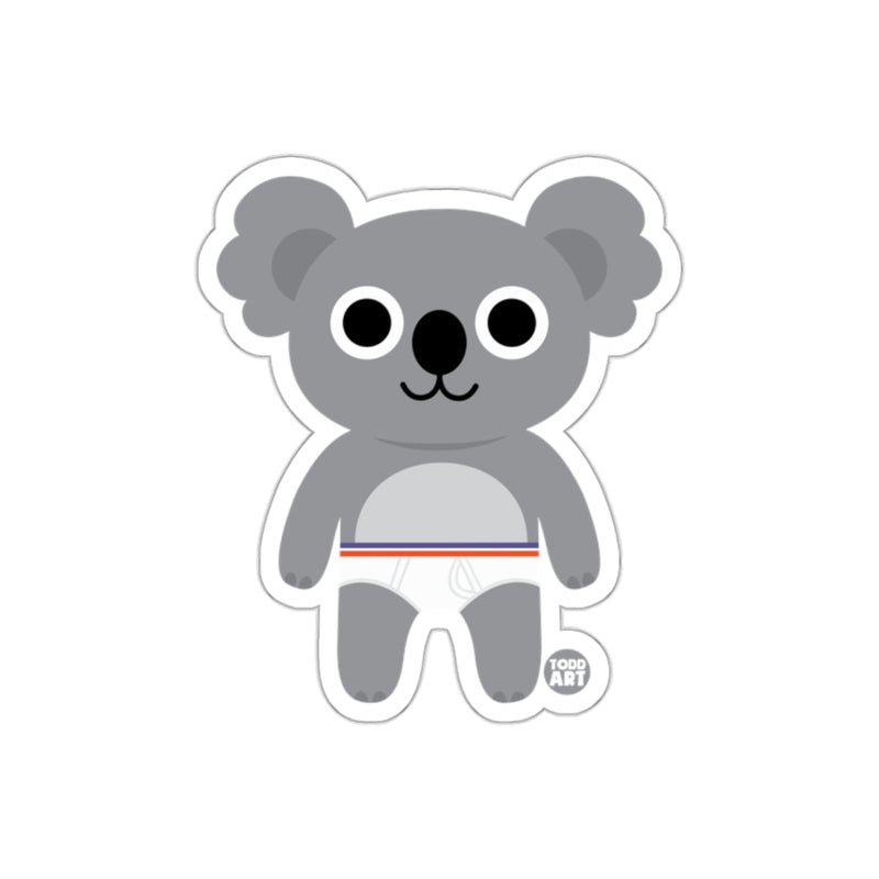 Load image into Gallery viewer, Cute Koala Bear in Underwear Sticker for Kids
