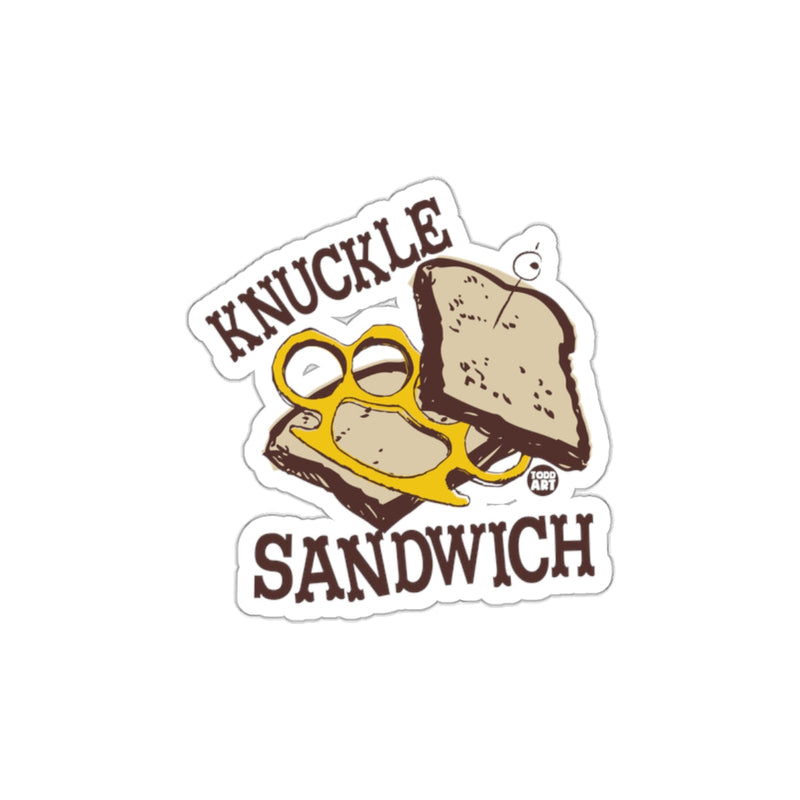 Load image into Gallery viewer, Funny Knuckle Sandwich Sticker for Unique Decor Accessory
