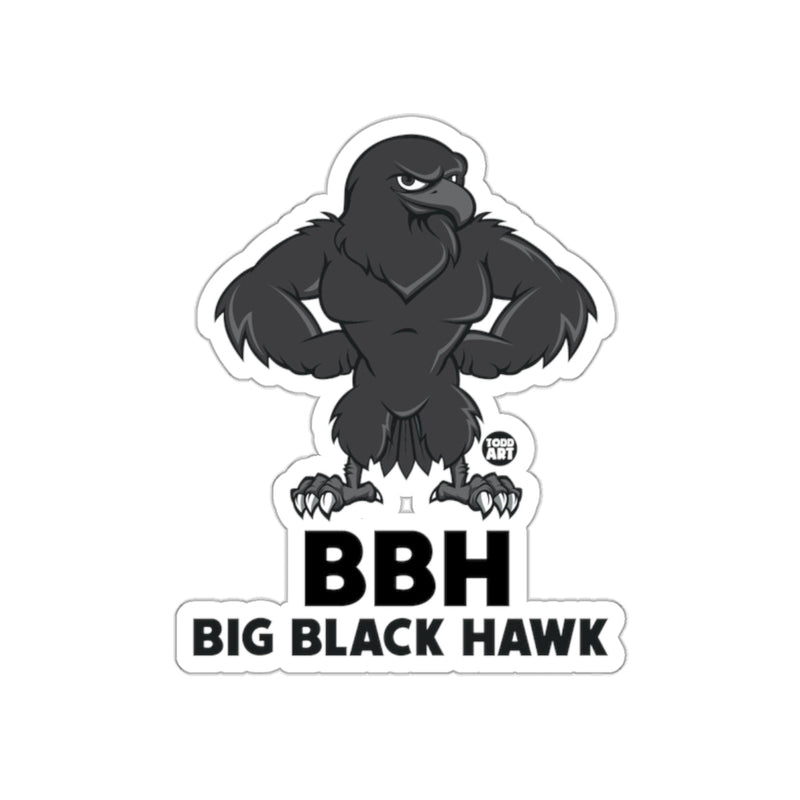 Load image into Gallery viewer, BBH Big Black Hawk Character Illustration Sticker
