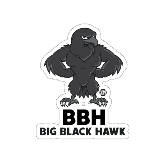 BBH Big Black Hawk Character Illustration Sticker
