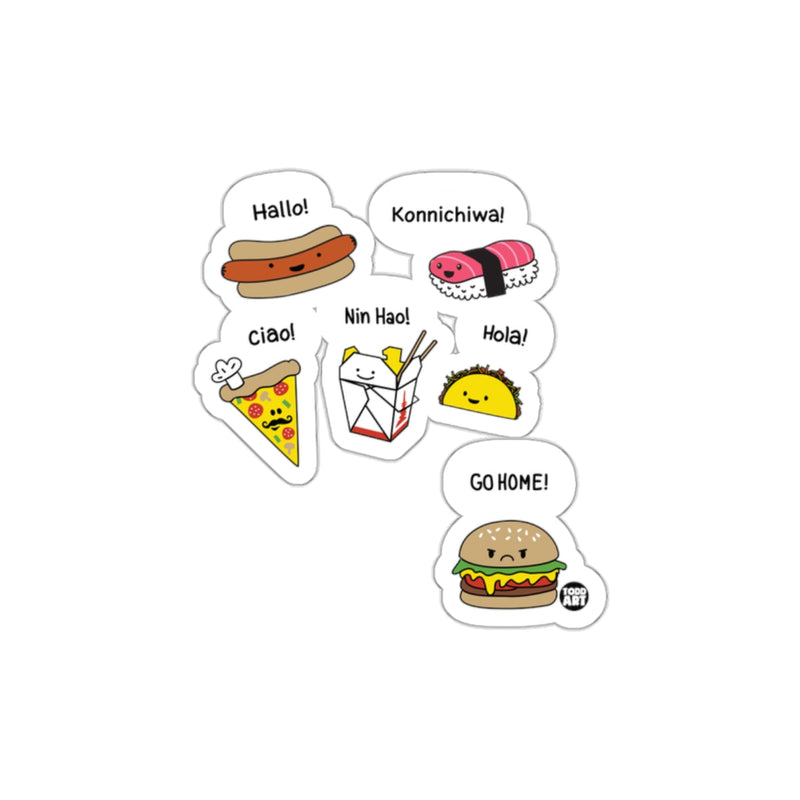 Load image into Gallery viewer, Cute Multilingual Food sticker for Decorating Fun
