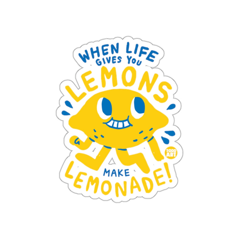 Load image into Gallery viewer, When Life Gives You Lemons Make Lemonade Sticker
