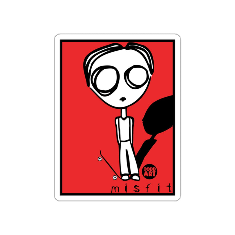 Load image into Gallery viewer, Misfit Todd Art Skateboard Character Sticker
