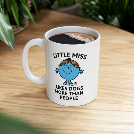 Little Miss Likes Dogs More Than People Mug