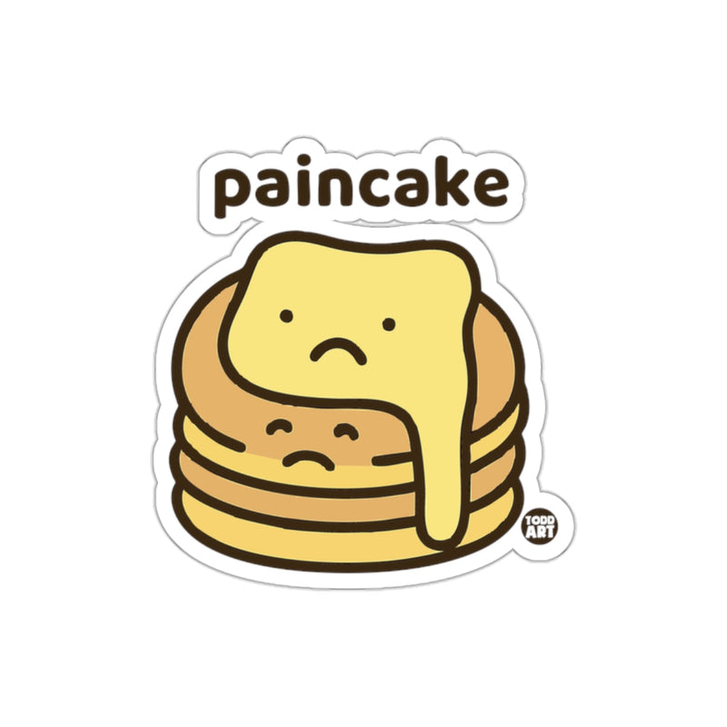 Load image into Gallery viewer, Cute Sad Pancake Sticker with Butter Topping
