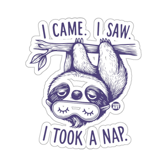 I Came I Saw I Took A Nap Sloth Sleep Mask 