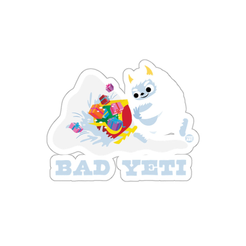 Load image into Gallery viewer, Bad Yeti Christmas Gifts Sticker Fun Decoration
