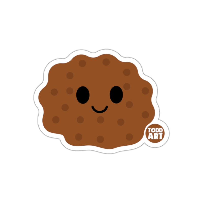 Load image into Gallery viewer, Cute Smiling Cookie with Face Todd Art Sticker
