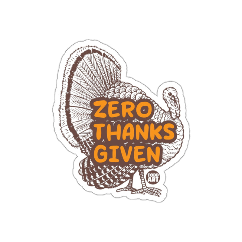 Load image into Gallery viewer, Zero Thanks Given Turkey Illustration product
