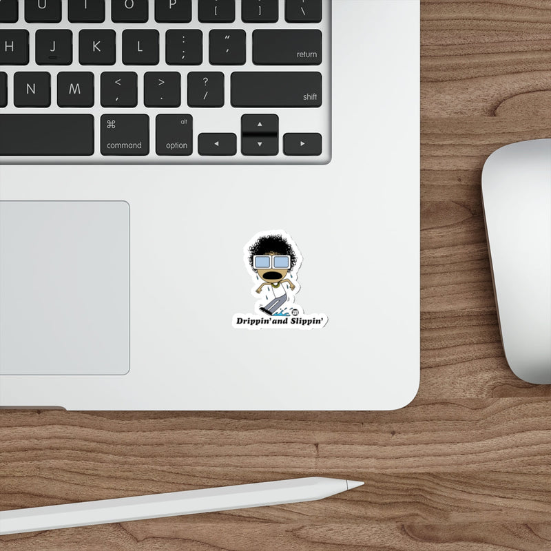 Load image into Gallery viewer, Drippin' and Slippin' Cartoon Character Sticker
