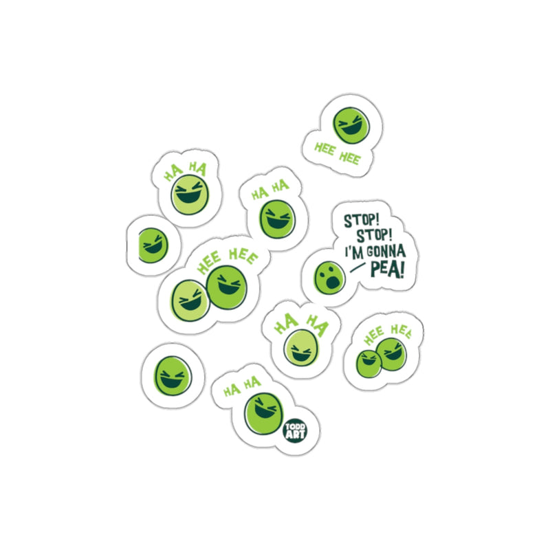Load image into Gallery viewer, Funny Green Pea Faces and Text sticker Pack
