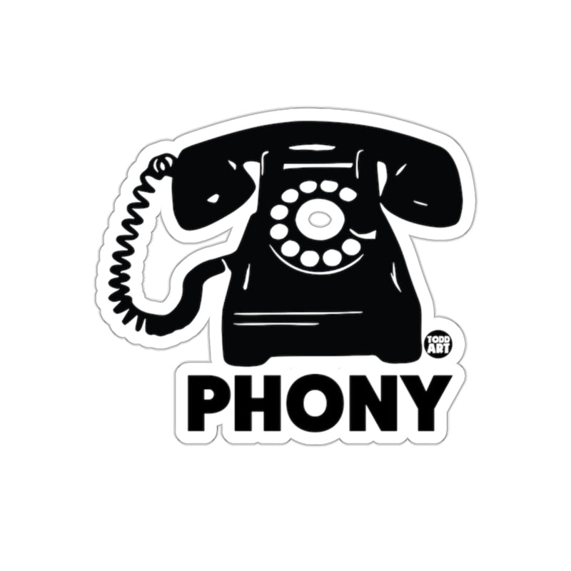 Load image into Gallery viewer, Retro Phony Telephone Graphic Sticker Design
