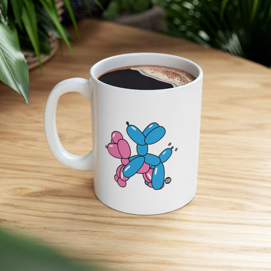 Colorful Balloon Animal Motif Coffee Mug