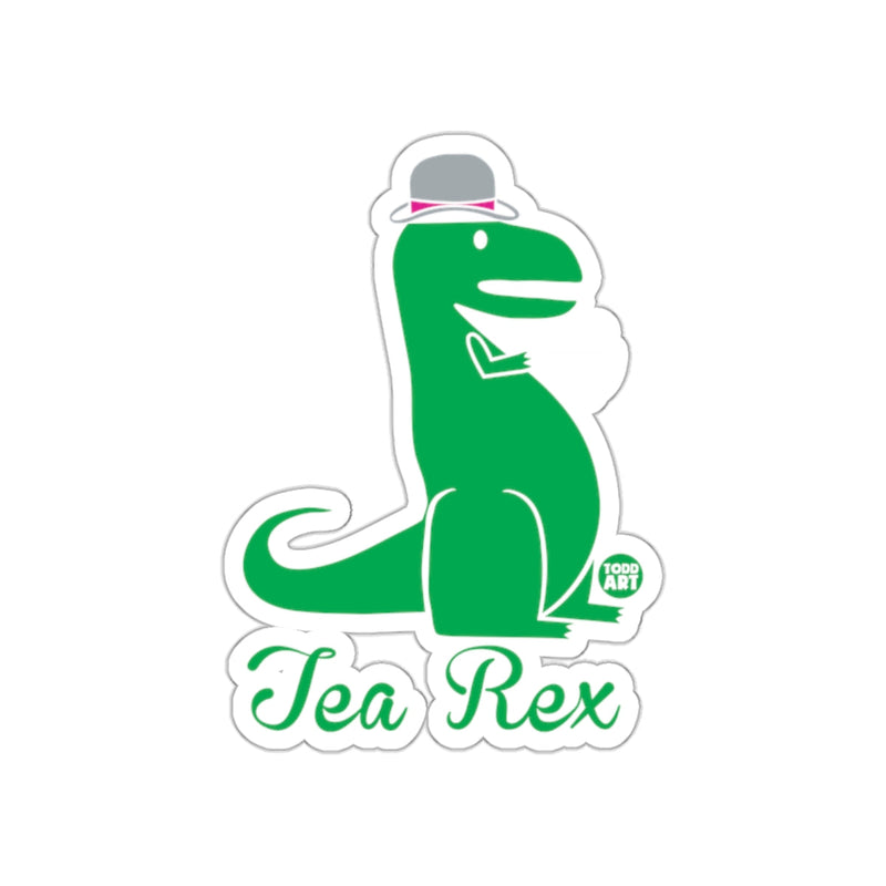 Load image into Gallery viewer, Tea Rex Cute Dinosaur Sticker Kids Fun Art
