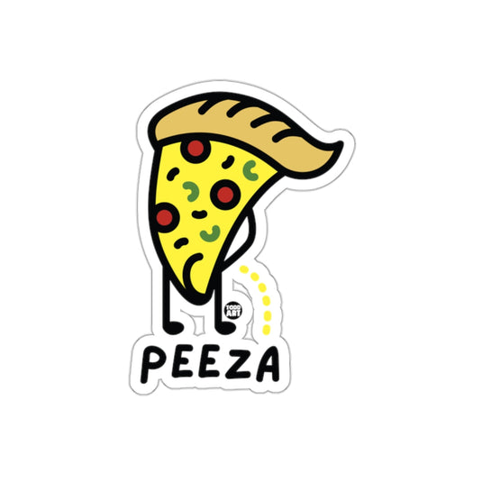 Peeza Pizza Slice Animated Character Funny Food sticker