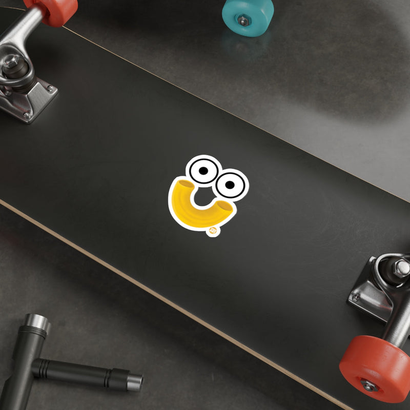 Load image into Gallery viewer, Googly-Eyed Macaroni Cartoon Sticker for Skateboard
