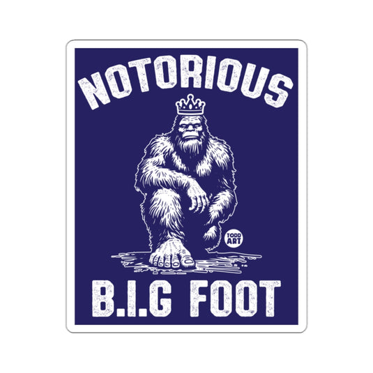 Notorious B.I.G Foot Todd Art Print Retro Bigfoot Design