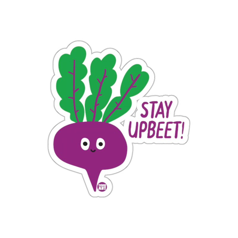 Load image into Gallery viewer, Stay Upbeet Beetroot Sticker with Cute Design
