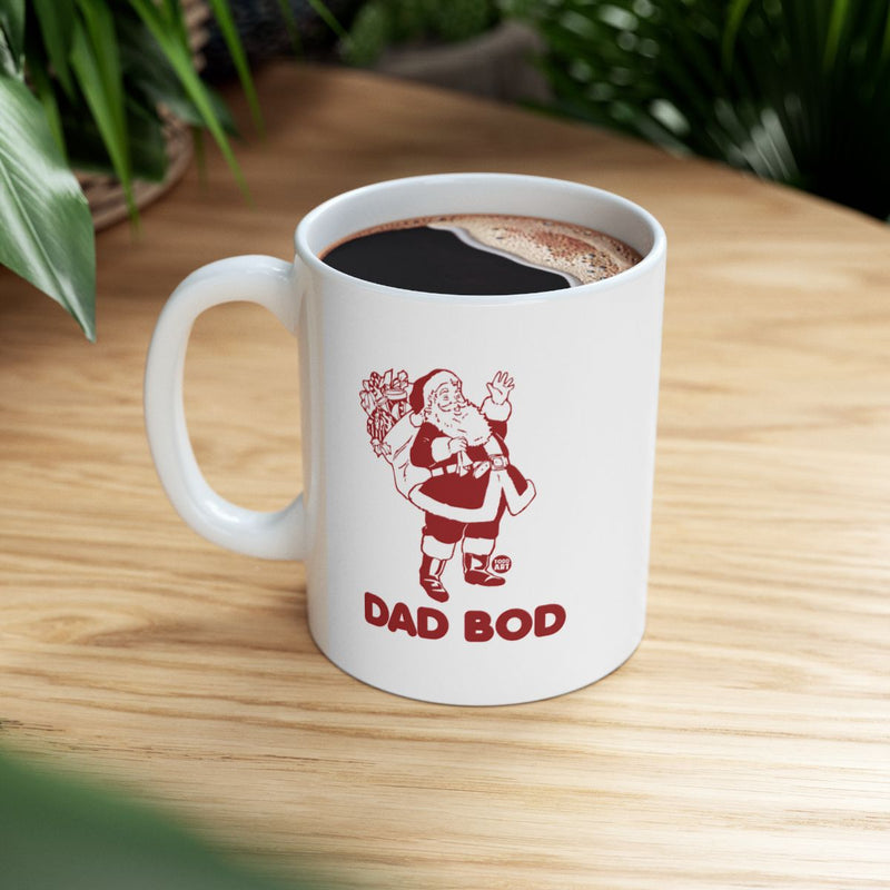 Load image into Gallery viewer, Funny Santa Design Dad Bod Coffee Mug
