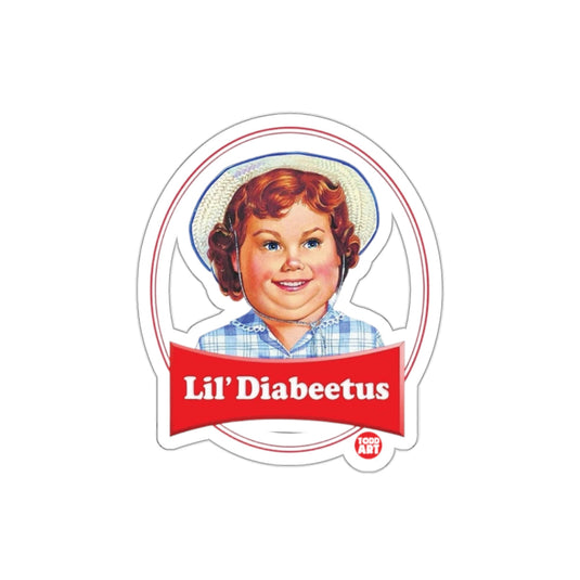 Lil' Diabeetus Todd Art Design Novelty Humor sticker