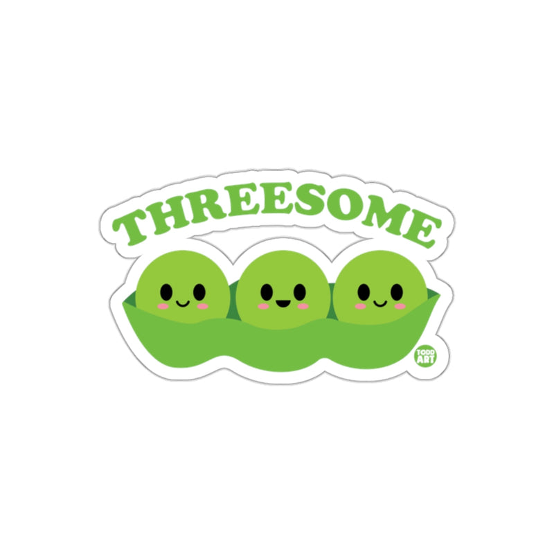 Load image into Gallery viewer, Threesome Cute Peas in Pod Sticker Design Graphic
