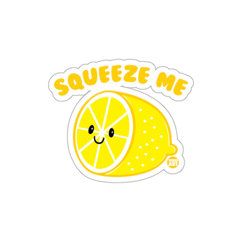 Load image into Gallery viewer, Squeeze Me Lemon Design Cute Sticker Product
