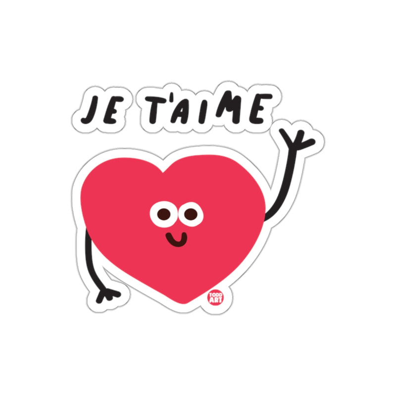 Load image into Gallery viewer, Je T'aime Heart Character Sticker for Cute Decor

