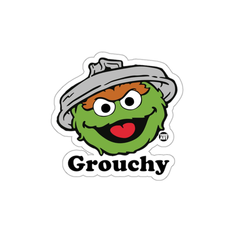 Load image into Gallery viewer, Grouchy Trash Can Resident from Sesame Street sticker
